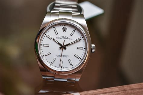 rolex op 39 white on strap|rolex 114300 39mm.